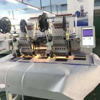 Khu vực máy thêu hạt 2 đầu 500 * 400mm WONYO